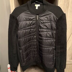 Zella Mixed Media Jacket Size Small